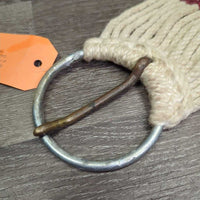 15 Strand Mohair? String Cinch, d rings *vgc, stains, mnr dirt, hair
