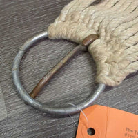 15 Strand Mohair? String Cinch, d rings *vgc, stains, mnr dirt, hair
