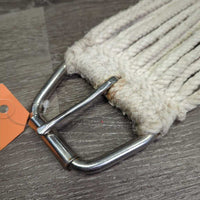 17 Strand String Cinch, d rings *fair, hairy, residue, stained, dingy, pilly, rubbed, dirt
