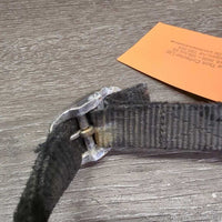 Stiff Nylon Halter, adj *fair, faded, rubs, stains, hairy, edge rubs & frays, rusty
