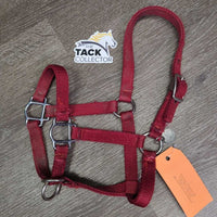 Thick Soft Nylon Halter, Slip Nose *gc, rubs, stains, frayed edges, snags
