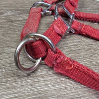 Thick Soft Nylon Halter, Slip Nose *gc, rubs, stains, frayed edges, snags

