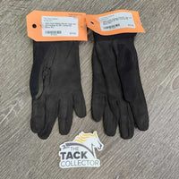Cloth Riding Gloves *vgc, mnr dirt?residue & film, clump/hair
