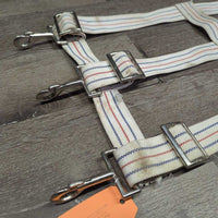 Open Cotton Web Stall Guard *vgc/gc, stained, mnr dirt, threads
