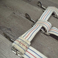 Open Cotton Web Stall Guard *vgc/gc, stained, mnr dirt, threads
