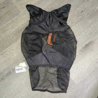 Fine Mesh Fly Mask, ears, nose *gc/vgc, clean, clumpy, v.snagged & rubbed ears, hair
