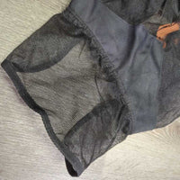 Fine Mesh Fly Mask, ears, nose *gc/vgc, clean, clumpy, v.snagged & rubbed ears, hair
