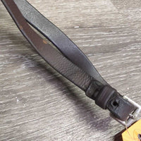 Curb - Plain Reins *fair, older, clean, xholes, twists, gouges, scrapes, stiff spots, creases, stains, pulled stitching
