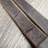 Wide Soft Cotton Web Reins, stoppers *gc/fair, older, clean, undone stitching, faded, scrapes, chews, threads, stains
