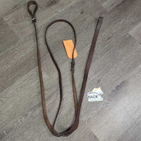 Soft Flat Narrow Standing Martingale *vgc, older, 0 stopper, xholes, mnr scuffs, scrapes & stains
