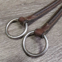 Hvy Braided Rsd Running Martingale Attachment, Buckle *gc, clean, older, stiff, peeled
