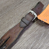 Hvy Braided Rsd Running Martingale Attachment, Buckle *gc, clean, older, stiff, peeled
