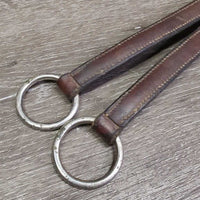 Hvy Braided Rsd Running Martingale Attachment, Buckle *gc, clean, older, stiff, peeled
