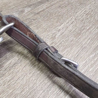 “The Crossroad” Padded Leather Mechanical Hackamore *vgc, dirt, stains & rubs
