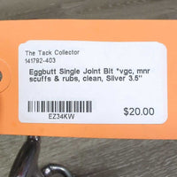Eggbutt Single Joint Bit *vgc, mnr scuffs & rubs, clean
