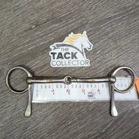 Thin Half Cheek Bit *gc/fair, rubs, scratches, chewed, older, rust, peeling
