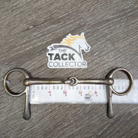 Thin Half Cheek Bit *gc/fair, rubs, scratches, chewed, older, rust, peeling
