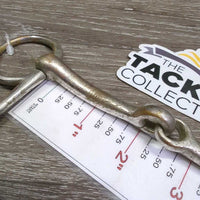 Thin Half Cheek Bit *gc/fair, rubs, scratches, chewed, older, rust, peeling
