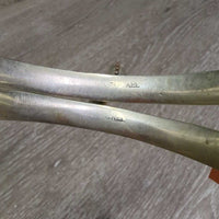 Real Nickle Vintage Fine Rowel Spurs *vgc, clean, rubs, stains, scuffs, older
