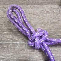 Narrow Stiff Nylon Rope Halter *vgc/gc, mnr frays, rubs & dirt/stains, vet wrapped end
