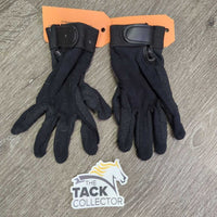 Light Pimple Cloth Riding Gloves *gc, clean, faded, stains, hair, rubs
