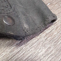 Synthetic Half Chaps *gc/fair, v.frayed, rubbed, mnr dirt & stains, v.stretched elastic
