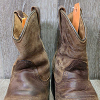 JUNIORS Wst Boots *vgc, clean, scuffs, scratches, rubs, crumpled heels, pilly/rubbed lining
