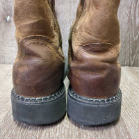 JUNIORS Wst Boots *vgc, clean, scuffs, scratches, rubs, crumpled heels, pilly/rubbed lining
