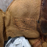 JUNIORS Wst Boots *vgc, clean, scuffs, scratches, rubs, crumpled heels, pilly/rubbed lining
