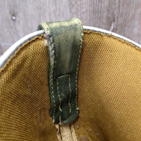 BOYS Square Toe Western Boots *xc, clean, toes: mnr dings, slices, scuffs & rubs
