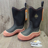 JUNIORS Tall Rubber Muck Boots *gc, clean, faded, film, clean, heel rubs
