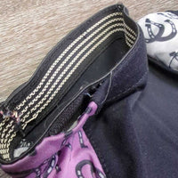 JUNIORS Riding Tight Breeches, Pull On, Drawstring *gc, Cord stuck inside, hair, linty, unstitched seam
