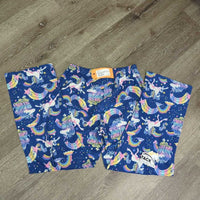JUNIORS Fleece Pyjama Pants "Unicorns" *vgc, mnr pills, hair & edge rubs
