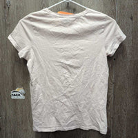 PageOne Young JUNIORS SS T Shirt "Girls United" *gc, faded, pits
