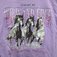 PageOne Young JUNIORS LS Shirt "Wild and Free" *xc/like new
