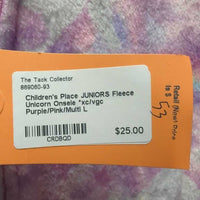 JUNIORS Fleece Unicorn Onseie *xc/vgc

