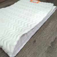 Pr XL Quilt No Bow Wraps *xc/vgc, older?, mnr hair, dirt/stains
