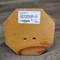 Wood Wall Mount Bridle - Tack Rack *gc, rubs, discolored spot, residue, older
