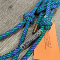 Stiff Nylon Rope Halter *xc, mnr dirt/stain, rubs & frays
