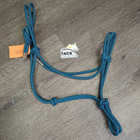 Stiff Nylon Rope Halter *xc, mnr dirt/stain, rubs & frays
