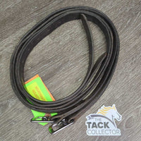 Thick Stirrup Leathers *fair, UINSTITCHED, uneven, older, rubs, scrapes, xholes, dirty, stretched
