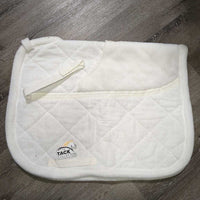 Hvy Fleece Jumper Saddle Pad, Rear Riser Pocket, Cutback Wither *vgc, mnr hair, older, clean, rubs, pills
