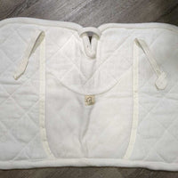 Hvy Fleece Jumper Saddle Pad, Rear Riser Pocket, Cutback Wither *vgc, mnr hair, older, clean, rubs, pills
