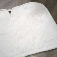 Hvy Fleece Jumper Saddle Pad, Rear Riser Pocket, Cutback Wither *vgc, mnr hair, older, clean, rubs, pills
