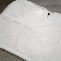Hvy Fleece Jumper Saddle Pad, Rear Riser Pocket, Cutback Wither *vgc, mnr hair, older, clean, rubs, pills

