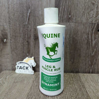 Leg & Muscle Rub Bottle *4/5ths full, dented, mnr dirt, residue, scuffs
