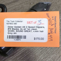 2 Speed Clippers, #10 Blades, 2x oil *xc, clean, WORK, SOUND GREAT, v.mnr hair
