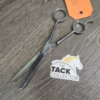 Thinning Scissors, bag *vgc/gc, clean, mnr rust, Bag: scuffed, mnr tears
