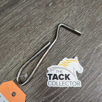 Metal Hoof Pick *gc, missing vinyl grip, rust, clean
