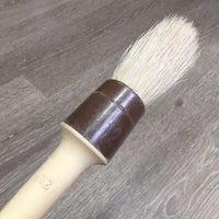 "Lincoln" Pure Bristle Hoof Oil Brush, plastic handle *vgc/gc, mnr dirt, scuffs, stains
